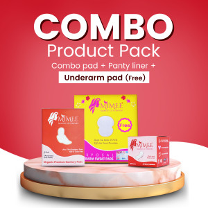 Combo pad + Panty liner + Underarm pad (Free)