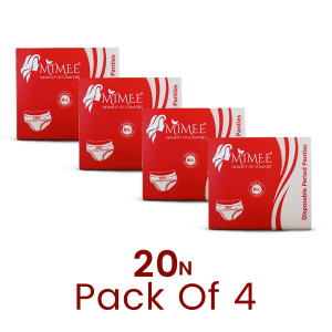 Period Panty (size- m) -  Pack 4