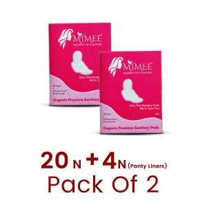 Organic Premium Sanitary Pad, XXL - Pack 2